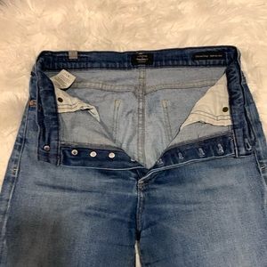 Citizens of humanity, Olivia crop high rise slim jeans.